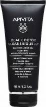 Apivita Gel  Black Detox Cleansing Jelly   &     &  150ml
